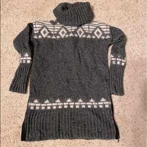 Wool turtleneck sweater